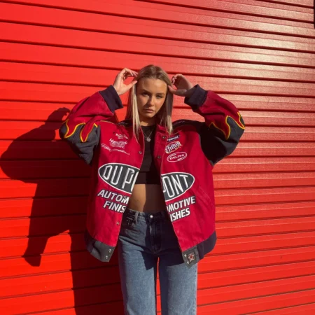 Vintage DuPont Nascar Racing Jacket full