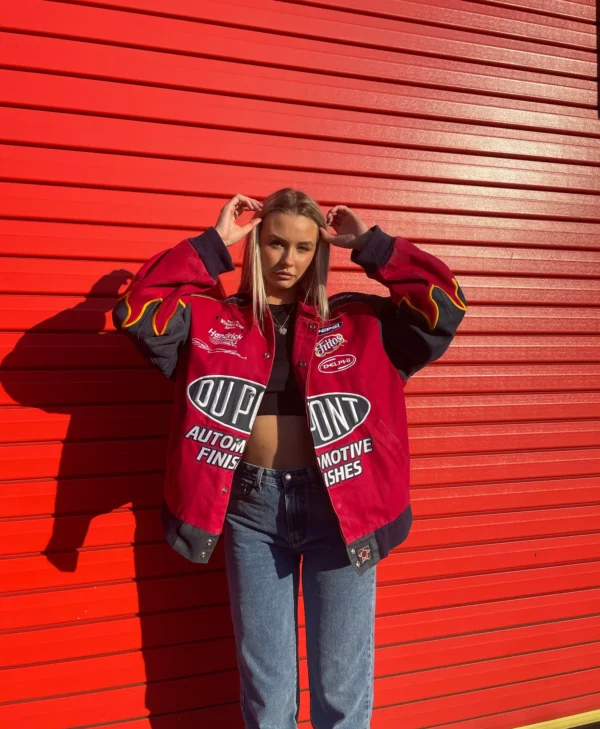 Vintage DuPont Nascar Racing Jacket full