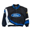 Vintage Ford Nascar Racing black and white jacket