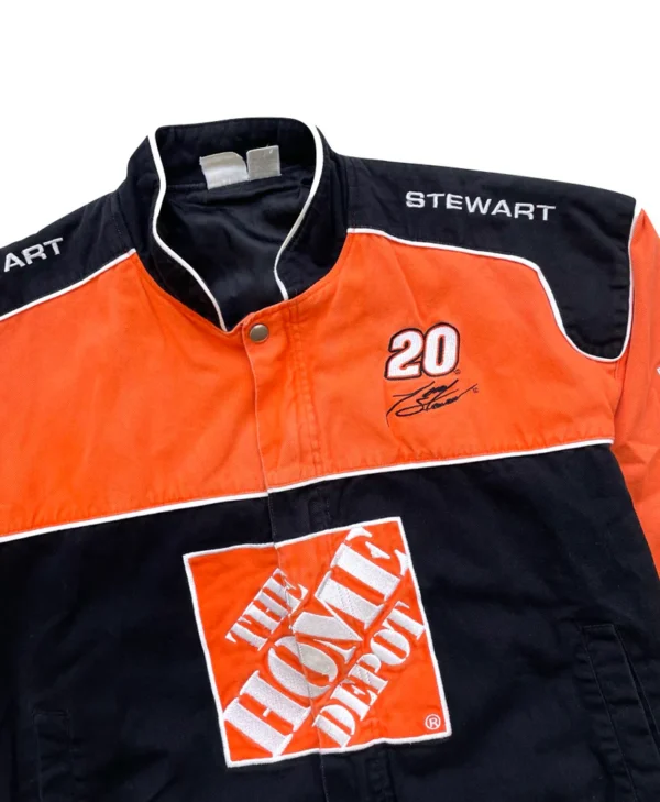 Vintage Home Depot Nascar Racing Jacket crop