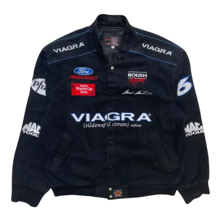 Vintage Viagra Nascar Racing Jacket black