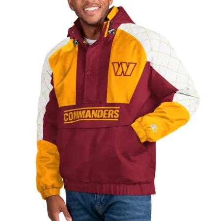 Washington Commanders Body Check Pullover Hooded Jacket webp