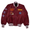 Washington Commanders Burgundy MA 1 Jacket webp