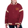 Washington Commanders Tournament Burgundy Varsity Jacket webp