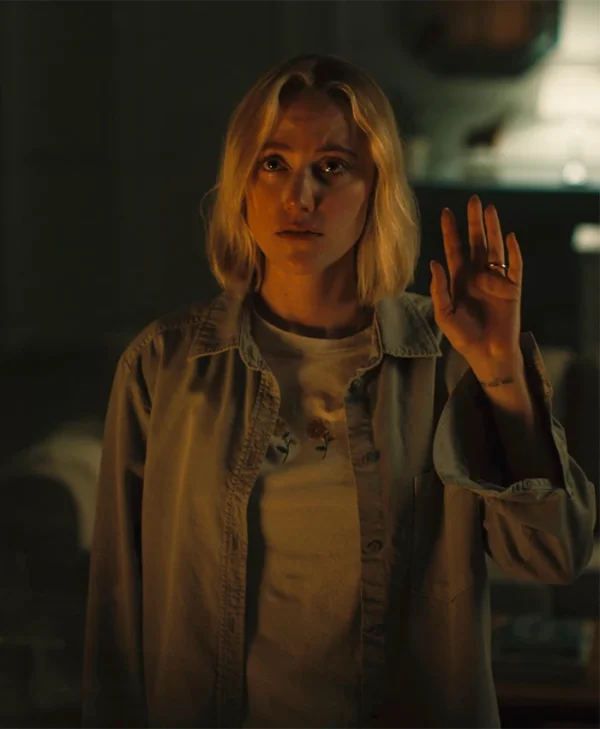 Watcher Julia Light Blue Cotton Jacket right