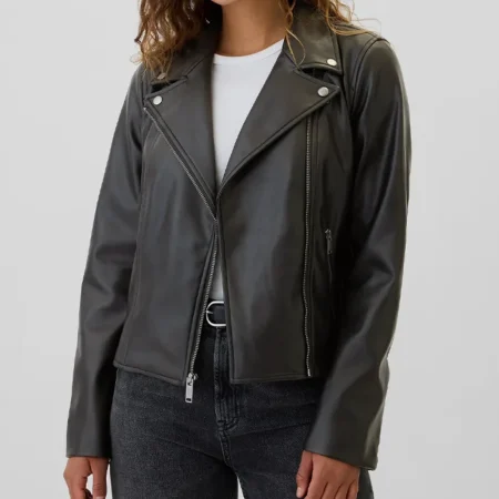 Wild Biker Style Leather Jacket Main webp