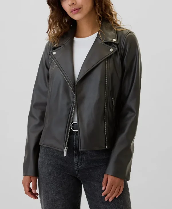 Wild Biker Style Leather Jacket Main webp