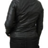 Women leather Riding Jacket jpg