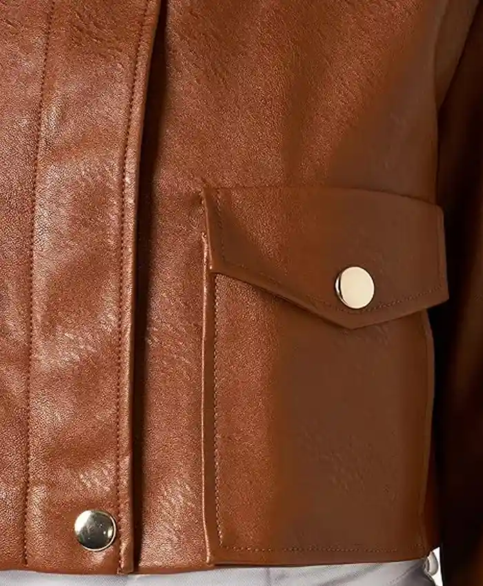Womens Cropped Leather Jacket Brown Pockets webp Womens Cropped Leather Jacket Brown Pockets webp