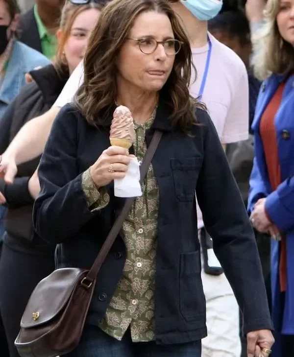 You Hurt My Feelings 2023 Julia Louis Dreyfus Black Jacket On Sale