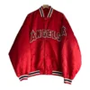 anaheim angels red bomber jacket