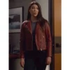arrow season 7 sea shimooka red leather jacket