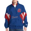 atlanta braves cooperstown chief royal pullover