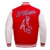 classic rib houston rockets varsity jacket