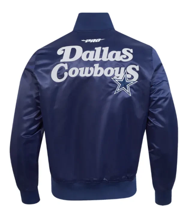 dallas cowboys souvenir satin jacket