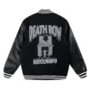 death row records chair logo varsity jacket
