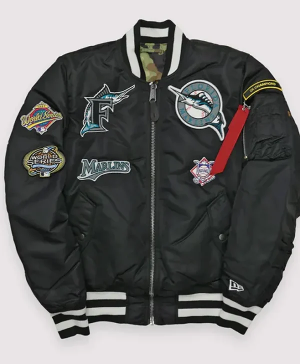florida marlins bomber jacket