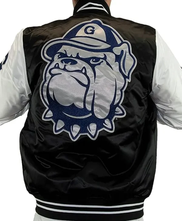 georgetown hoyas origins satin jacket