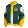 green bay packers pro player tape hoodie jacket