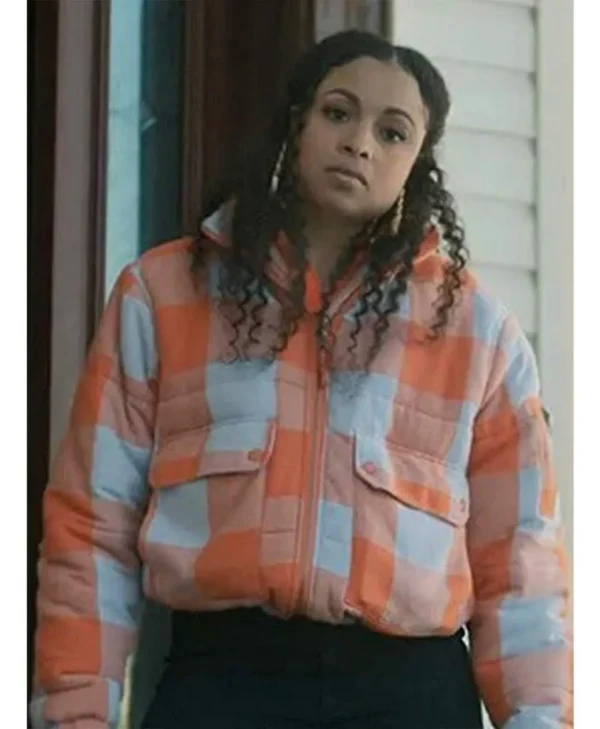 hannaha hall the chi season 5 tiff checkered jacket scaled