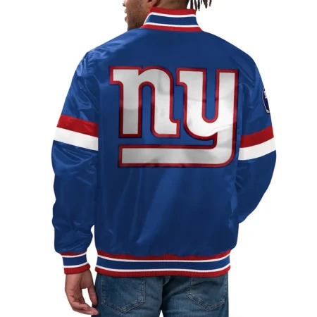 home game new york giants royal jacket