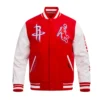 houston rockets classic rib varsity jacket