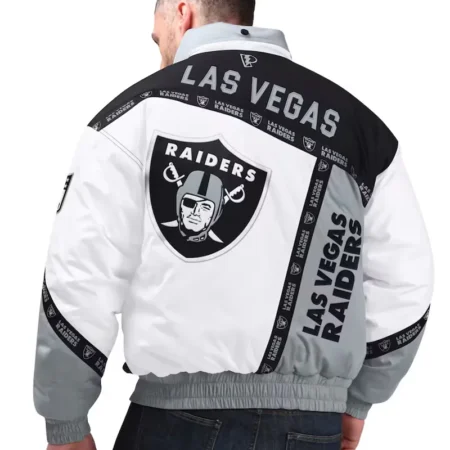 las vegas raiders pro player tape full zip hoodie jacket