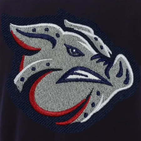 lehigh valley ironpigs navy and white jacket