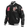 miami heat prep black varsity jacket