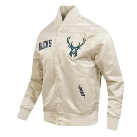 milwaukee bucks souvenir taupa jacket