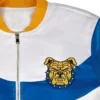 NC A T Aggie White Bomber Jacket