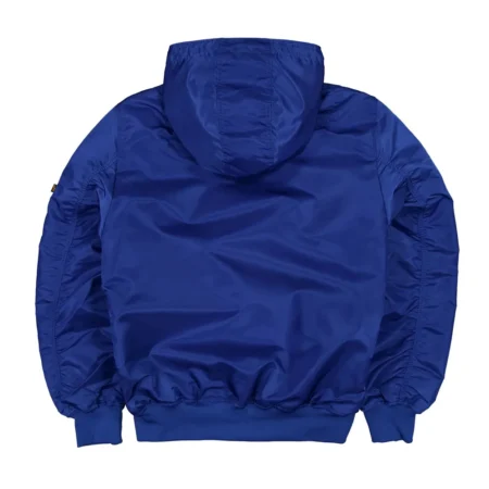 new york giants historic l 2b hooded bomber jacket