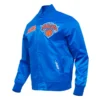 new york knicks souvenir royal blue jacket