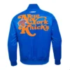 new york knicks souvenir royal jacket