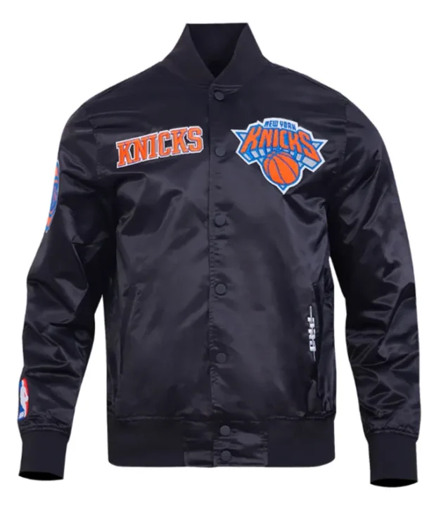 new york knicks souvenir satin jacket