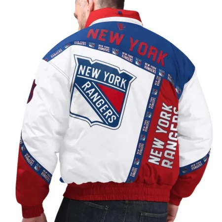 new york rangers pro player tape full zip hoodie jacket