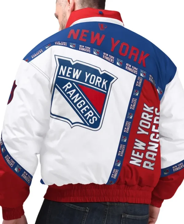 new york rangers pro player tape full zip hoodie jacket