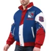 new york rangers pro player tape hoodie jacket