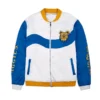 NC A T Aggie White Bomber Jacket