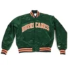old school miami hurricanes starter jacket