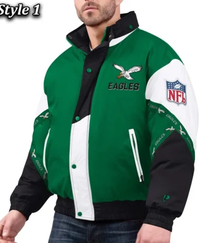 philadelphia eagles pro player tape hoodie jacket