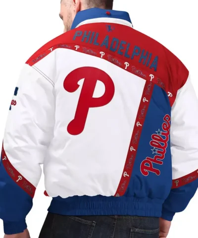 philadelphia phillies pro player tape full zip hoodie jacket