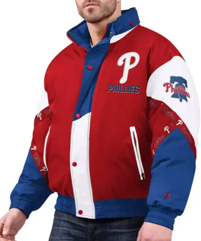 philadelphia phillies pro player tape hoodie jacket