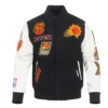 phoenix suns animal print varsity jacket
