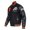 phoenix suns prep black varsity jacket