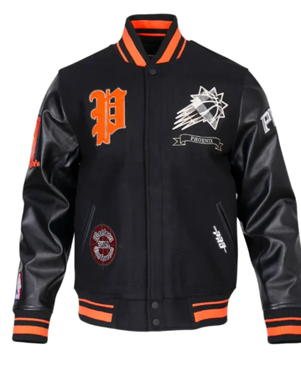 phoenix suns prep varsity jacket