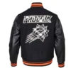 phoenix suns prep varsity wool leather jacket