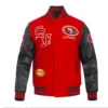 san francisco 49ers prep varsity jacket