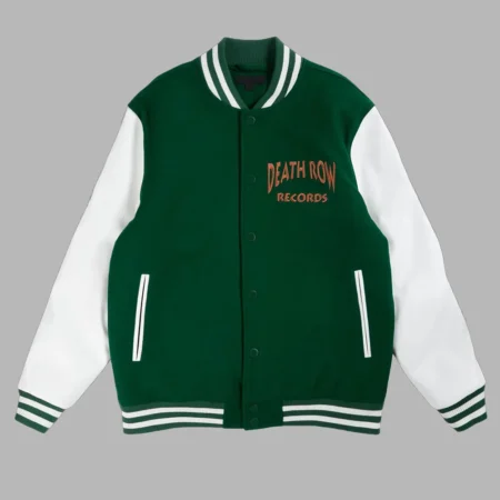 snoop dogg death row records green varsity jacket