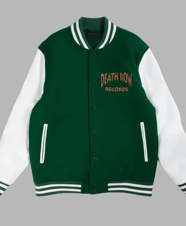 snoop dogg death row records green varsity jacket